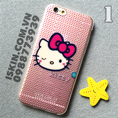 Ốp Lưng Iphone 5, 5s, 6, 6 Plus Hello Kitty