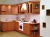 Tủ bếp gỗ treo tường