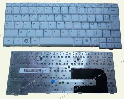 Bàn phím laptop Samsung NP-N130 NP-130 NP-N110 màu trắng