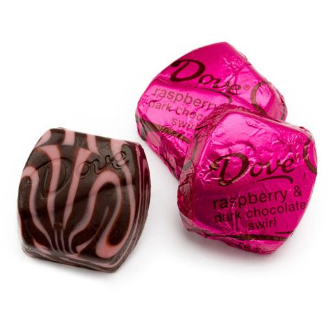 dove raspberry and dark chocolate swirl