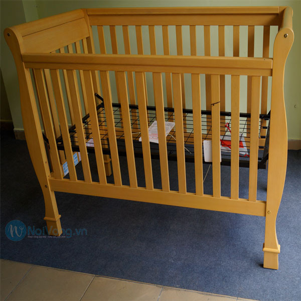 Giường cũi em bé đa năng VINANOI VNGC-E301 làm cũi
