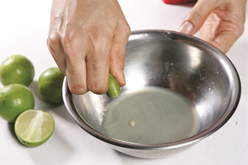 Làn da sạch với nước cốt chanh