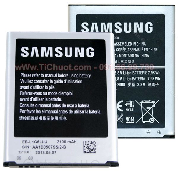 Pin Galaxy S3 EB-L1G6LLU 2100 mAh (Linh Kiện Loại 1)