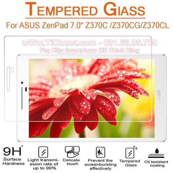 Kính CL ASUS ZenPad 7.0 (Z370CG) (9H-0.26mm)