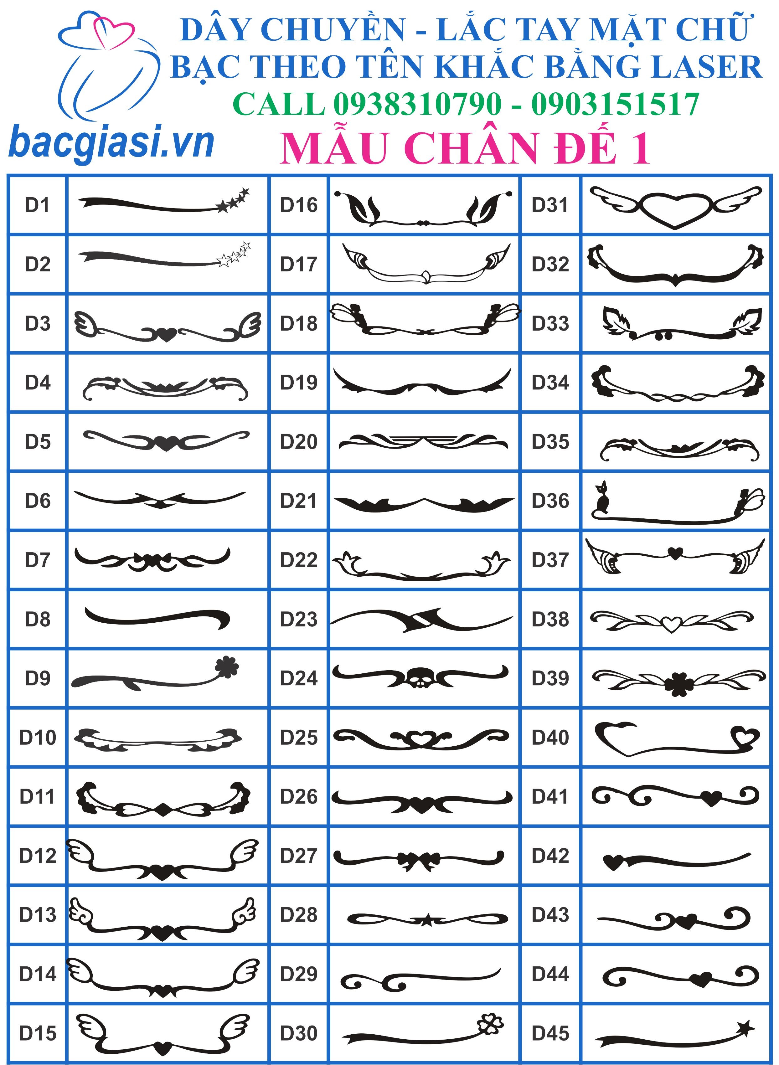 Toàn quốc- Dây chuyền mặt chữ BẠC theo tên cắt bằng laser - 300K - 12