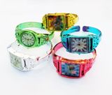 Đồng hồ đeo tay - Plastic watch with hologram watch face