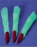Móng tay phù thủy phát quang 10/gói - Glowing witch finger nails 10/pack