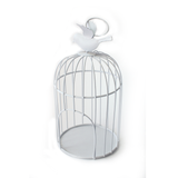 Lồng chim trắng 20cm - White Bird Cage decor 20cm