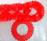 Dải hoa đỏ L - Red floral garland L