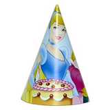 Nón sinh nhật Công chúa Disney 6/gói - Disney Princesses party hats 16cm 6/pack