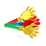 Bàn tay cổ vũ 27cm - Hand clappers multicolor 27cm