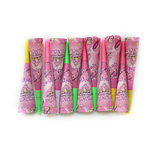Kèn loa Công chúa nữ trang 21cm 6/gói - Jeweled princess horns 6/pack