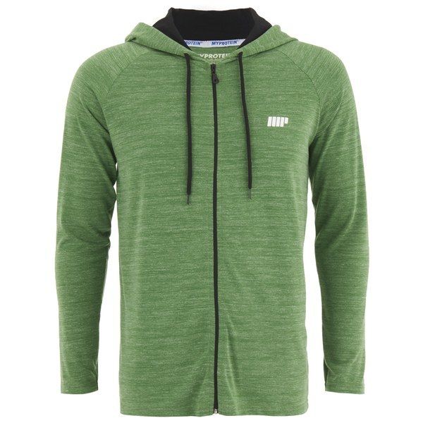 MYPROTEIN MEN'S PERFORMANCE ZIP HOODIE - GREEN MARL