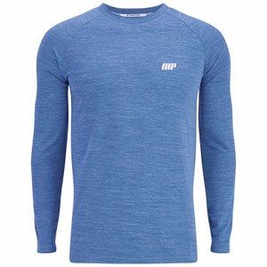MYPROTEIN MEN'S PERFORMANCE LONG SLEEVE TOP - BLUE