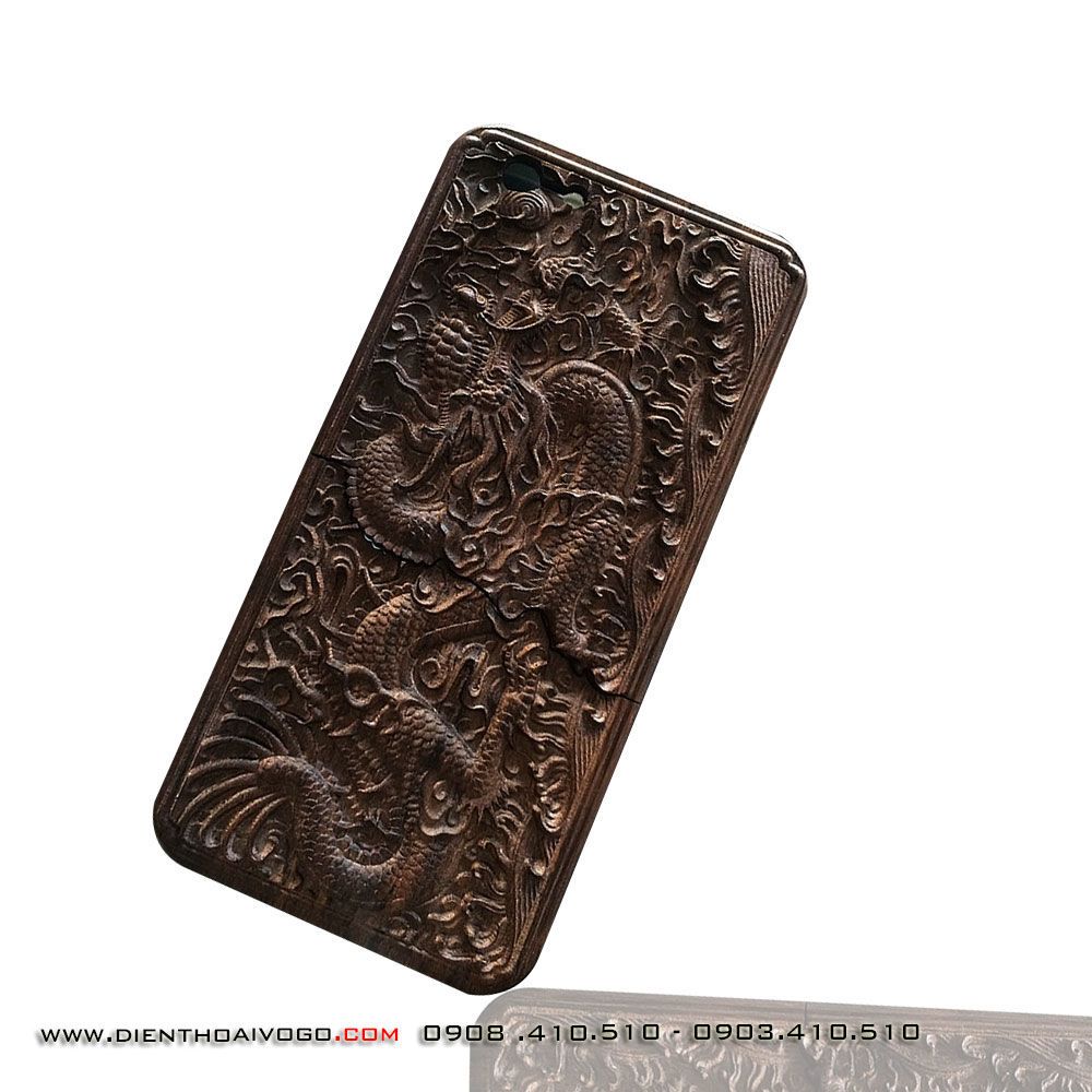 Case gỗ khảm rồng 3D Iphone6/6s