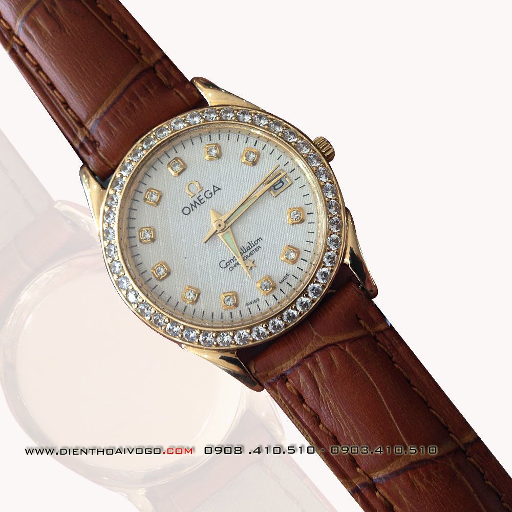 Đồng hồ vàng 18k Omega