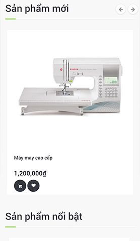 Mẫu website phụ kiện may silkshop