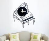 tranh đồng hồ sắt mỹ thuật hình piano