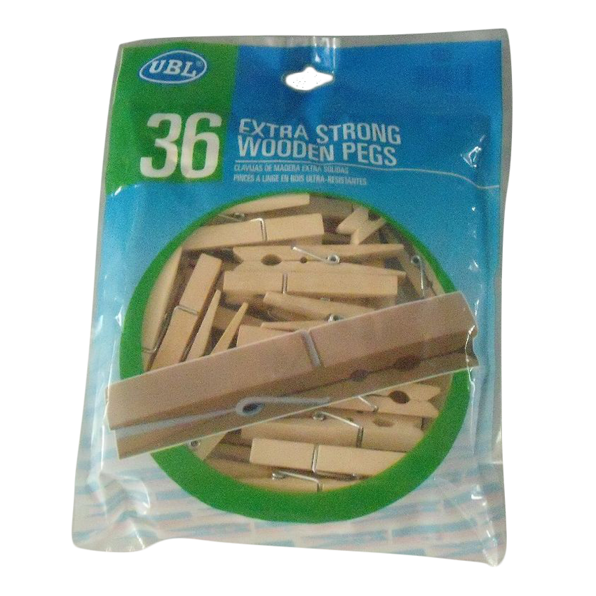 Kẹp Gỗ Chất Lượng Cao 36 Cái/Bao