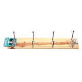 Giá treo quần áo bằng gỗ móc kim loại