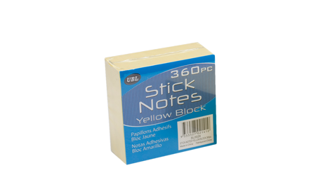Giấy note vàng xấp 360 tờ