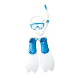  Speedo - Bộ kính lặn, ống thở và chân vịt trẻ em Glide Junior Scuba Set S116 