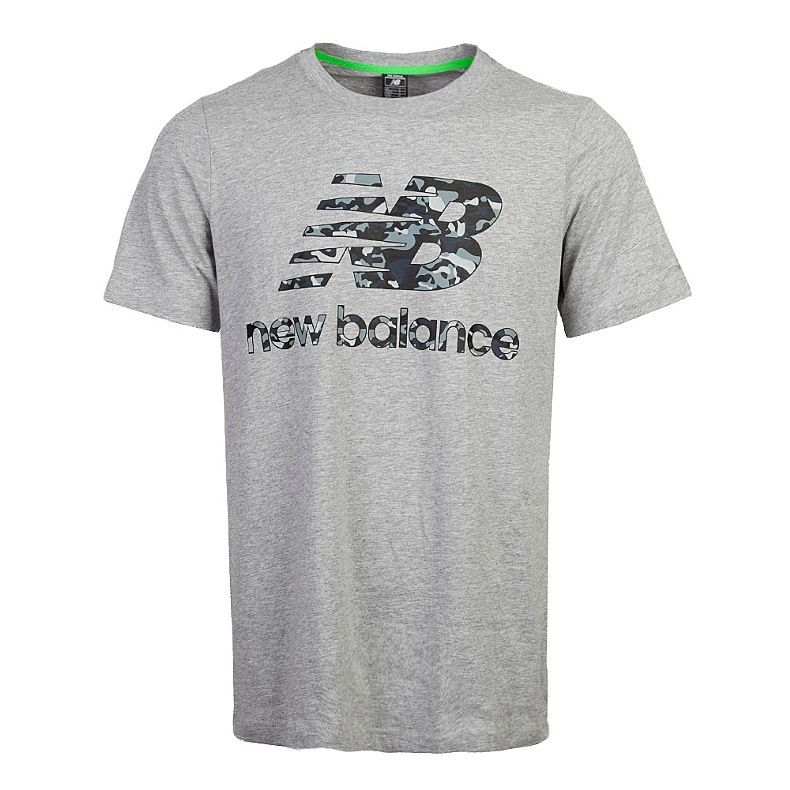  New Balance - Áo Thun Thể Thao Nam Thời Trang T-Shirt AMLT5123HG (Xám phối Đen) 