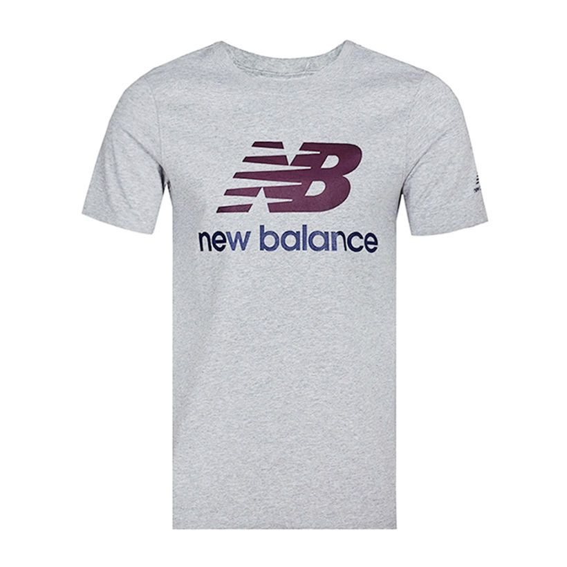 New Balance - Áo Thun Thể Thao Nam Thời Trang T-Shirt AMLT5238HG (Xám phối Tím) 