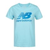  New Balance - Áo Thun Thể Thao Nữ Thời Trang T-Shirt AWET4374SSP (Xanh Da Trời) 