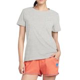  New Balance - Áo Thun Thể Thao Nữ Thời Trang T-Shirt AWLT5236LGH (Xám phối Xanh Ngọc) 