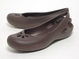  Crocs - Giày Lười Nữ Piper Slingback Mahogany (Đen) 