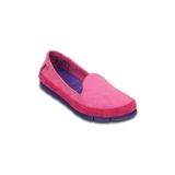  Crocs - Giày Lười Nữ Stretch Sole Suede Skimmer Candy 201741-6AM (Hồng-Tím) 