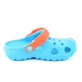  Crocs - Giày xăng đan bé trai Swiftwater Clog K  Electric Blue Tangerine 202607-4GQ (Xanh) 