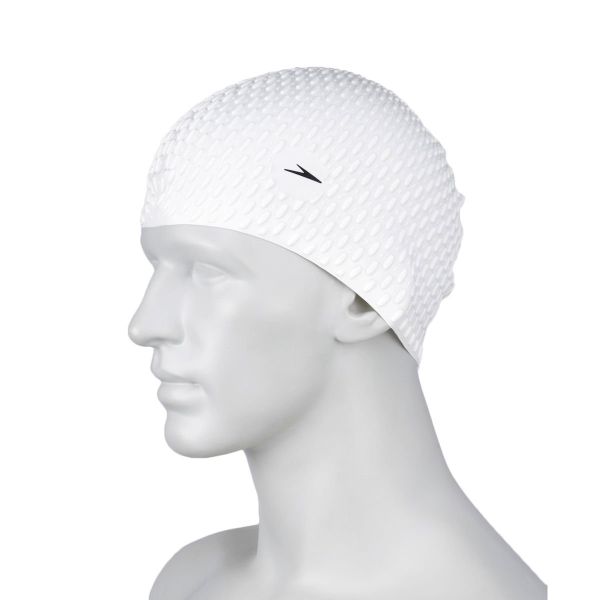 Bonnet De Bain Speedo Unisexe Bubble Cap Blanc