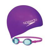  Speedo - Bộ Kính + Nón Bơi Trẻ Em Jet Junior Swim Chống Thấm Nước 