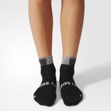  Adidas - VỚ thể thao   Running Light Thin Socks AA6010 (Đen) 