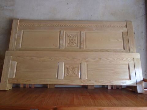 giường gỗ sồi 1,8m
