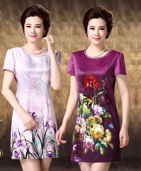 áo đầm tuổi trung niên 01