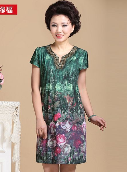 áo đầm dành cho tuổi trung niên 01