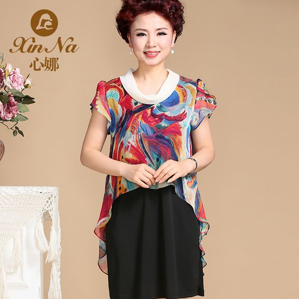 các kiểu áo đầm tuổi trung niên 010
