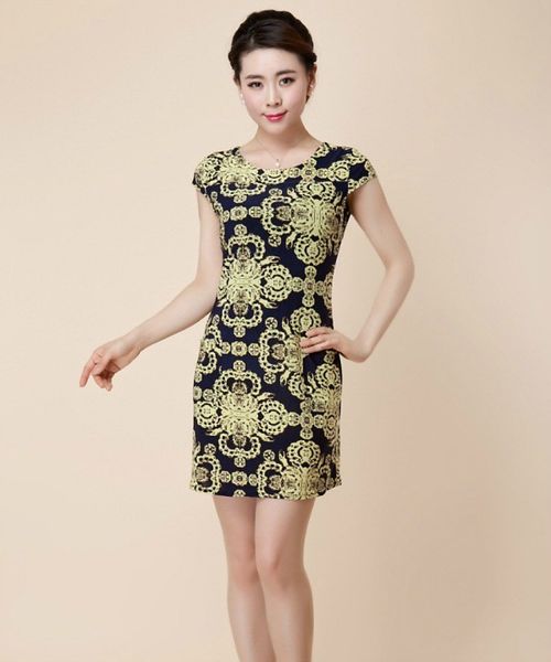 thời trang áo đầm tuổi trung niên 03