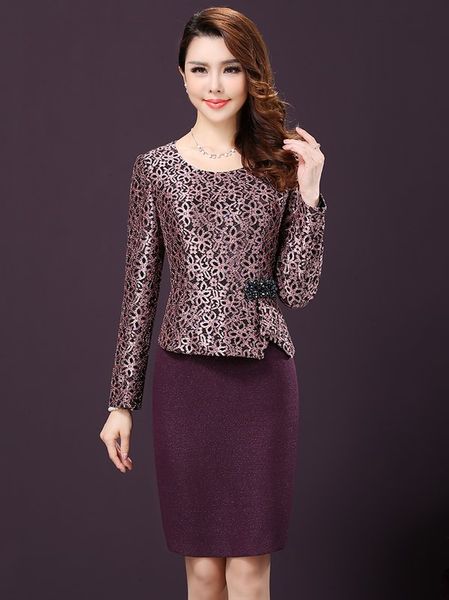 áo đầm cho phụ nữ trung niên 4