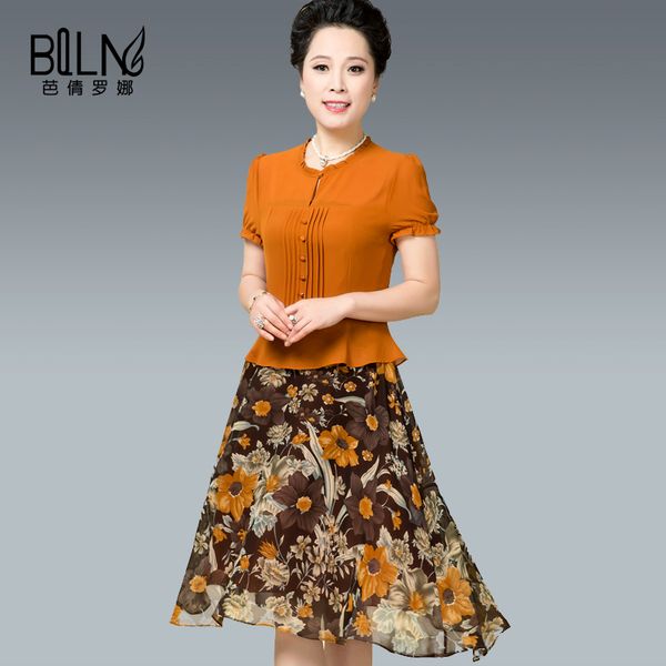 các kiểu áo đầm tuổi trung niên 04