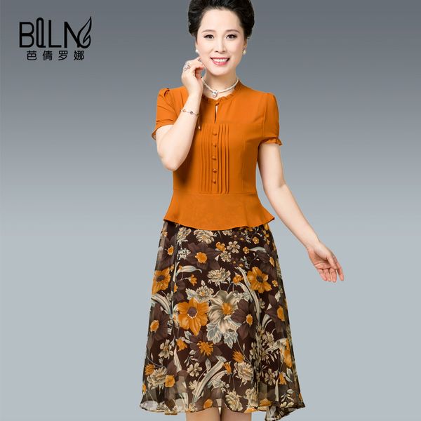 các kiểu áo đầm tuổi trung niên 05