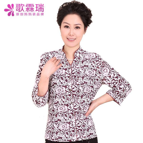 áo sơ mi nữ trung niên 09