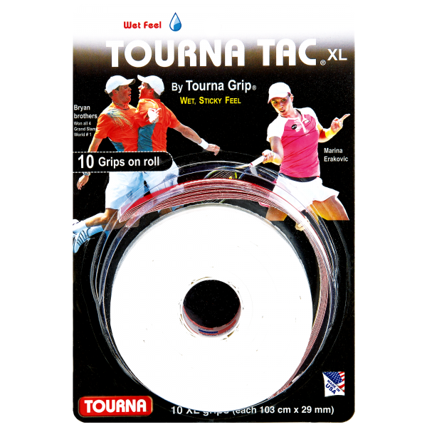 Tourna Tac X10 White - Quấn cán cuộn 10 trắng (TG-2-10XLW)