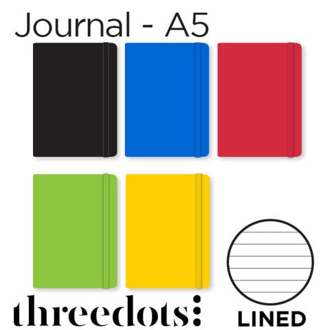 Sổ Threedots, khổ A5 - giấy Lined