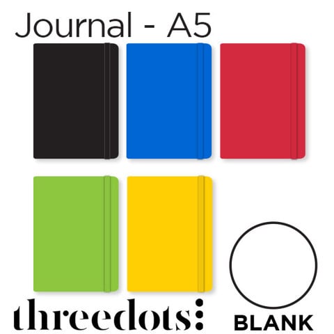 Sổ Threedots, khổ A5 - giấy Plain