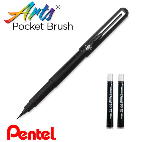 Bút lông Pentel Arts Pocket