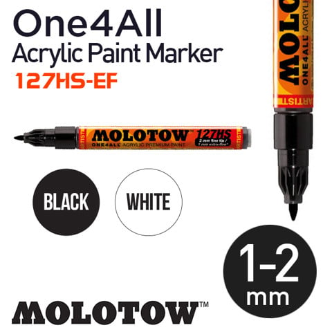 Bút marker Molotow One4All Acrylic Paint, nét 1-2 mm